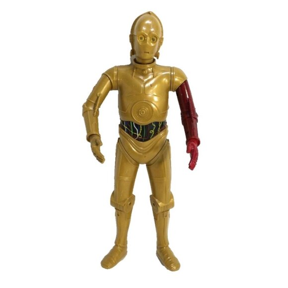 Star Wars C-3PO 18" gold action figure with red arm The Force Awakens 2015 JAKKS - Picture 1 of 2